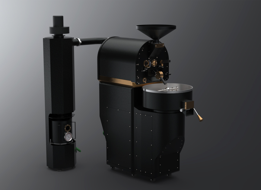 SUE 3 kg gas coffee roaster machine